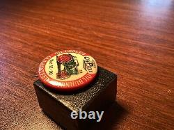 Rare Antique Rumely Oil Pull Tractor Advertising Pinback Pin Button 12-20 Farm