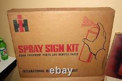 Rare Vintage IH International Harvester Spray Sign Kit Tractor Farm Equipment