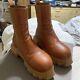 Rick Owens Beatle Bozo Tractor Boot Honey Leather Size 42 /9 Mens