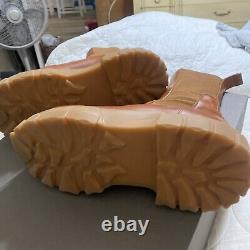 Rick Owens Beatle Bozo Tractor Boot Honey Leather Size 42 /9 Mens