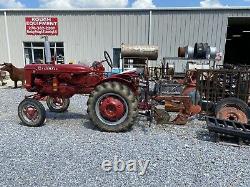 SUPER A FARMALL TRACTOR With ONE HITCH PLOW