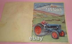 THE NEW FORDSON MAJOR TRACTOR FARMING VEHICLE ADVERTISING BOOKLET BROCHURE 1960s