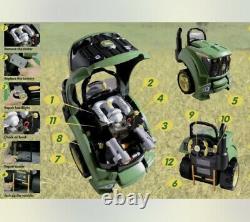 Theo Klein 3900 John Deere Premium Engine Interactive Farm Tractor Toy Play Set