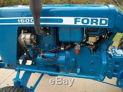 Tractor Ford Model 1600 23HP Diesel Live power 1700 hours Front weights included