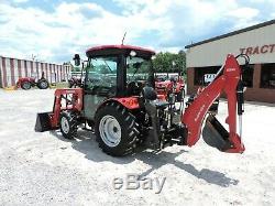 Used 2017 Mahindra 2538 Tractor Loader & Backhoe 4x4 Enclosed Cab