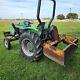 Used 25 hp tractor for sale with box blade & brush hogg