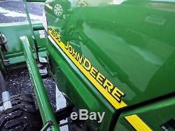 Used John Deere 2305 Compact Tractor And Loader Hydrostatic 24 HP 4x4 348 Hours