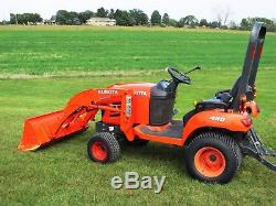 Used Kubota Bx1850 Sub Compact 18hp 4x4 Tractor, Loader 194 Hours Hydrostatic