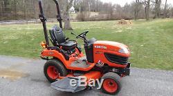 VERY NICE 2016 KUBOTA BX2670 4X4 COMPACT TRACTOR With 60 BELLY MOWER 46 HRS