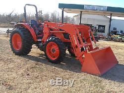 Very Nice Kubota M 5140 4x4 Loader Tractor Only 146 Hours