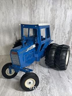 VINTAGE ORIGINAL ERTL 1/12 SCALE FORD 9600 with 3pt HITCH DUALS FARM TOY TRACTOR