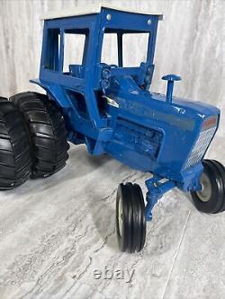 VINTAGE ORIGINAL ERTL 1/12 SCALE FORD 9600 with 3pt HITCH DUALS FARM TOY TRACTOR