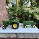 VTG ERTL John Deere 5020 Tractor W Trailer 1/16 Farming Farm Collectible Used