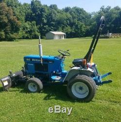 Very Clean Ford New Holland 1220 Tractor withbelly mower front plow CAN SHIP CHEAP