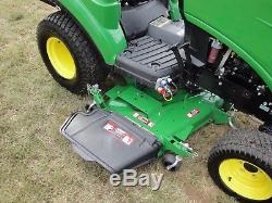 Very Nice John Deere 1023e 4wd Tractor Auto Connect Mower Deck
