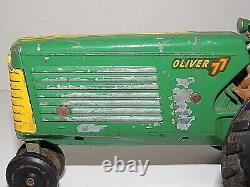 Vintage 1940's SLIK OLIVER 77 TRACTOR Original Old Farm Toy