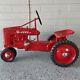 Vintage 1950s ESKA IH McCormick Farmall Red Farm Toy Pedal Tractor Nice