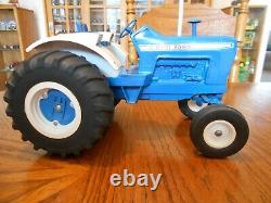 Vintage 1968 Ertl 112 Ford 8000 Tractor with3Pt Hitch, Large Decal, #800, Used