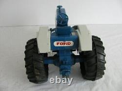 Vintage 1970s Ertl Die-Cast 1/12 Scale Blue Ford 8600 Farm Tractor VG