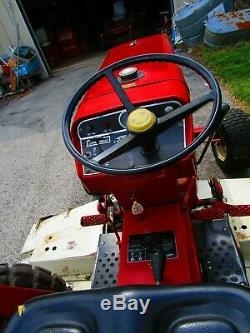 Vintage 1980 International 184 Lowboy Tractor Belly Mower