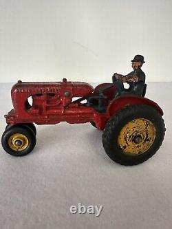 Vintage Allis Chalmers WC Arcade Cast Iron Tractor Farm Toy