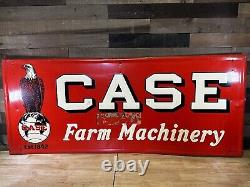 Vintage Case Tractor Farm Machinery Advertising Sign 4