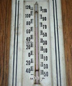 Vintage Case Tractor MORRISSEY FARM Machine WINTERSET IA Advertising Thermometer