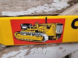 Vintage Caterpillar Porcelain Sign Door Push Bar Diesel Farm Tractors Equipment