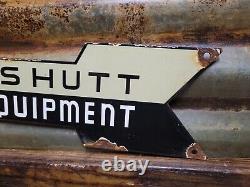 Vintage Cockshutt Porcelain Sign Farm Equipment Tractor Machinery Dealer Canada