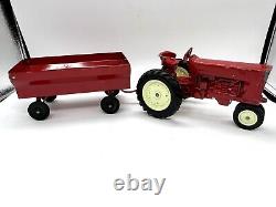 Vintage Die Cast Ertl International Harvester Tractor Farm Wagon Plow 116