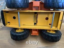 Vintage Farm Master Orange & Yellow Tonka Tractor MR 970