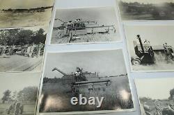 Vintage Farm Photos 8X10 Real Tractors Lot of 8 pictures Duluth, GA. 1940s