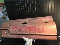 Vintage Farmall International Harvester Tractor Hood Large Sign 33.5 x 15 x 16in