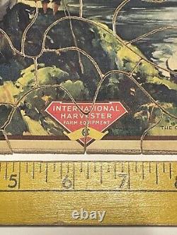 Vintage International Harvester Farm Equipment Tractor Advertising Jigsaw Puzzle