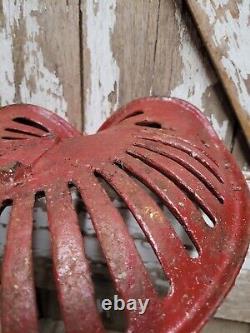 Vintage International Harvester Farm Tractor Seat Cast Iron Farming Equipment