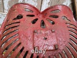 Vintage International Harvester Farm Tractor Seat Cast Iron Farming Equipment