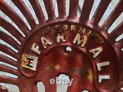 Vintage International Harvester Farm Tractor Seat Cast Iron Farming Equipment