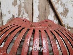 Vintage International Harvester Farm Tractor Seat Cast Iron Farming Equipment