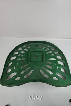 Vintage John Deere Farm Tractor Cast Iron Seat 1847 Deer Sign Antique