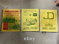 Vintage John Deere Operator's Manual Lot Of 17 1960 1950s 1940's Tractor Farming