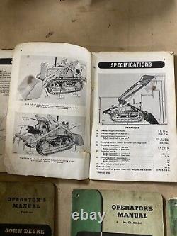 Vintage John Deere Operator's Manual Lot Of 17 1960 1950s 1940's Tractor Farming