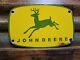 Vintage John Deere Porcelain Sign Tractor Dealer Advertising Farming Equipment