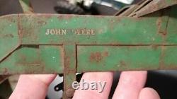 Vintage John Deere Tractor withman-2 Row Corn Picker manure hauler