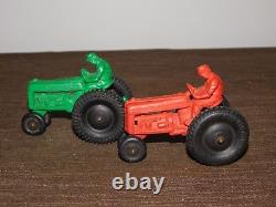Vintage Made In USA Farm Toy 4 Auburn Rubber Tractors 1 Is Arcor Toys