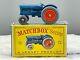 Vintage Matchbox Lesney #72A Fordson Tractor 1959, Mint in D2 box all orig, N. O. S