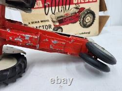 Vintage Original 1/12 Hubley Ford 6000 Diesel Toy Tractor With Box Farm