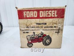 Vintage Original 1/12 Hubley Ford 6000 Diesel Toy Tractor With Box Farm