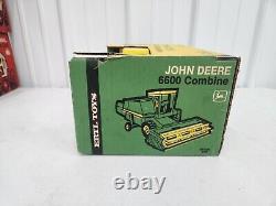 Vintage Original 1/24 Ertl John Deere Toy 6600 Combine In Box Farm Tractor