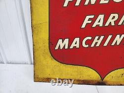 Vintage Original Oliver Finest In Farm Machinery Sign Tractor Farm Feed Seed
