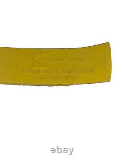 Vtg K-Products John Deere Trucker Hat Yellow Mesh Snapback Big Patch USA Rare